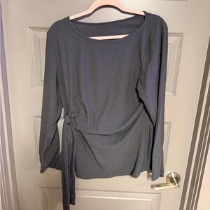 BloomChic Charcoal Gray Women's Blouse